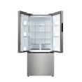 Hamilton Beach, 17.7 Cu. Ft. French Door Refrigerator, Platinum Silver