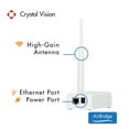 thumbnail image 4 of Crystal Vision IPC Router / Repeater (Extend WiFi Range) for CVT9604E-3010W&CVT9608E-3010W HD Wireless CCTV System, 4 of 5