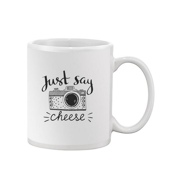 Say Cheese Retro Camera Design. Mug  -Image by Shutterstock,