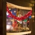 thumbnail image 4 of ZZwxWA Up to 50% Off Christmas Decoration Rattan Flower Ribbon Mood Scene Arrangement Hanging Party Colorful Strip Top Creat Pendant, 4 of 5