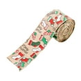 thumbnail image 1 of HBFAGFB Christmas Decorations Party Home Decor Cartoon Stickers Burlap Webbing Decorations A, 1 of 4