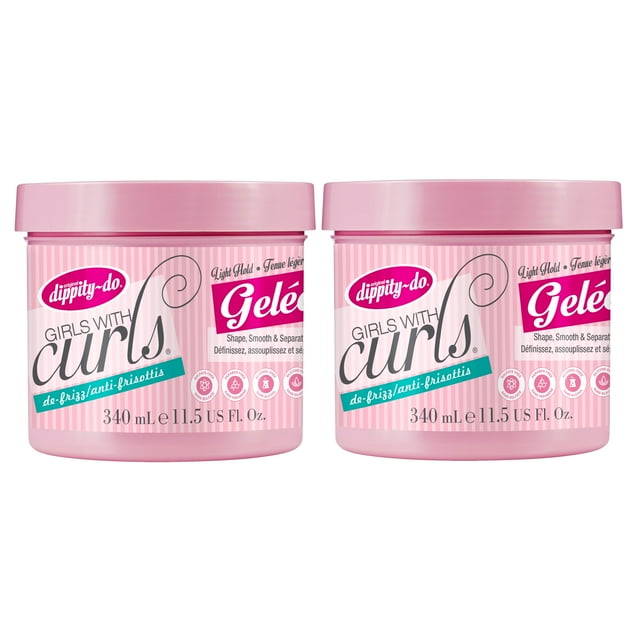 Gel para el cabello Dippity Do Girls with Curls Light Hold Gelee 340 ml x2