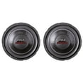 thumbnail image 2 of 2) Pyle PLPW6D 6" 1200W Car Subwoofers Subs, R1002 200W 2-Channel Amp, & Amp Kit, 2 of 10