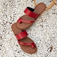 thumbnail image 7 of NOKIO Womens Sandals Slides for Women Flat Sandals for Women Summer Sandals Comfortable Leather Slides Chic Women'S Summer Flip Flops Ladies Fashion Summer Solid Color Open Toe Flat Bottom Slides, 7 of 7