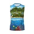 thumbnail image 6 of Picia Island And Coral Reef mens Cotton Tank Undershirts , Moisture-wicking Ribbed Tanks, Lightweight Cotton Tank Undershirts-XX-Large, 6 of 8