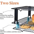 thumbnail image 4 of 4PCS Saving Rack Stacker Rack Organizer Stacking For Cookie & Stackable Rack Cookie Bread Cake Rack Baking Gifts, 4 of 4