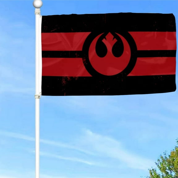 Rebel Alliance Flag Banner with Grommets 3x5Feet Man cave Decor