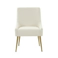 thumbnail image 3 of Beatrix Cream Boucle Side Chair, 3 of 4
