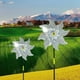 thumbnail image 5 of 10 molinetes de arcoíris holográficos brillantes, molinetes de molinete de colores reflectantes, molinos de viento, diseño de arcoíris mezclado brillante, juego de bricolaje para niños (plata), 5 of 5
