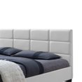 thumbnail image 3 of Vivaldi Faux Leather Upholstered Full Platform Bed in White, 3 of 4