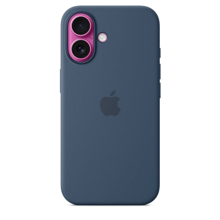 Apple iPhone 16 Silicone Case with MagSafe - Denim - Walmart.com
