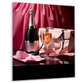 thumbnail image 2 of Designart "Pink And Black Stylish Bag Champagne II" Fashion Metal Wall Art Prints, 2 of 5