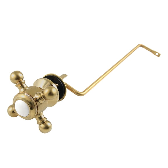 Kingston Brass KTBXS7 Buckingham Side Mount Toilet Tank Lever, Left/Right Installation in Brushed Brass