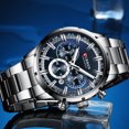thumbnail image 2 of CURREN 8355 Luxury Classic Business Quartz Men Watch 3ATM Waterproof Large Case Big Dial Luminous, 2 of 8