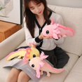 thumbnail image 3 of 1 Pcs Kawaii Axolotl Plush Doll Toys, Soft Animal Stuffed Pillow Doll, Cute Soft Axolotl Gifts for Boys Girls (Pink), 3 of 3
