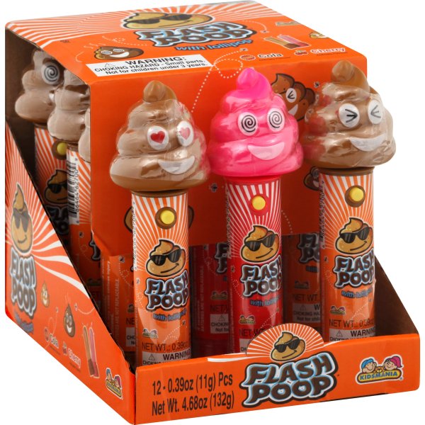 KIDSMANIA FLASH POOP CANDY 12ct