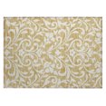 thumbnail image 2 of Addison Rugs Chantille Indoor/Outdoor Transitional Floral Gold Washable Rectangle Rug, 1'8" x 2'6", 2 of 6