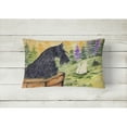 thumbnail image 2 of Caroline's Treasures SS8634PW1216 Scottish Terrier Decorative   Canvas Fabric Pillow, 12H x16W, multicolor, 2 of 3