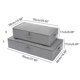 thumbnail image 3 of Foldable Breathable Underbed Clothes Storage Bags Moisture-proof Storage Box For Clothing Duvet Bedding Quilts Moving Small Gray, 3 of 5