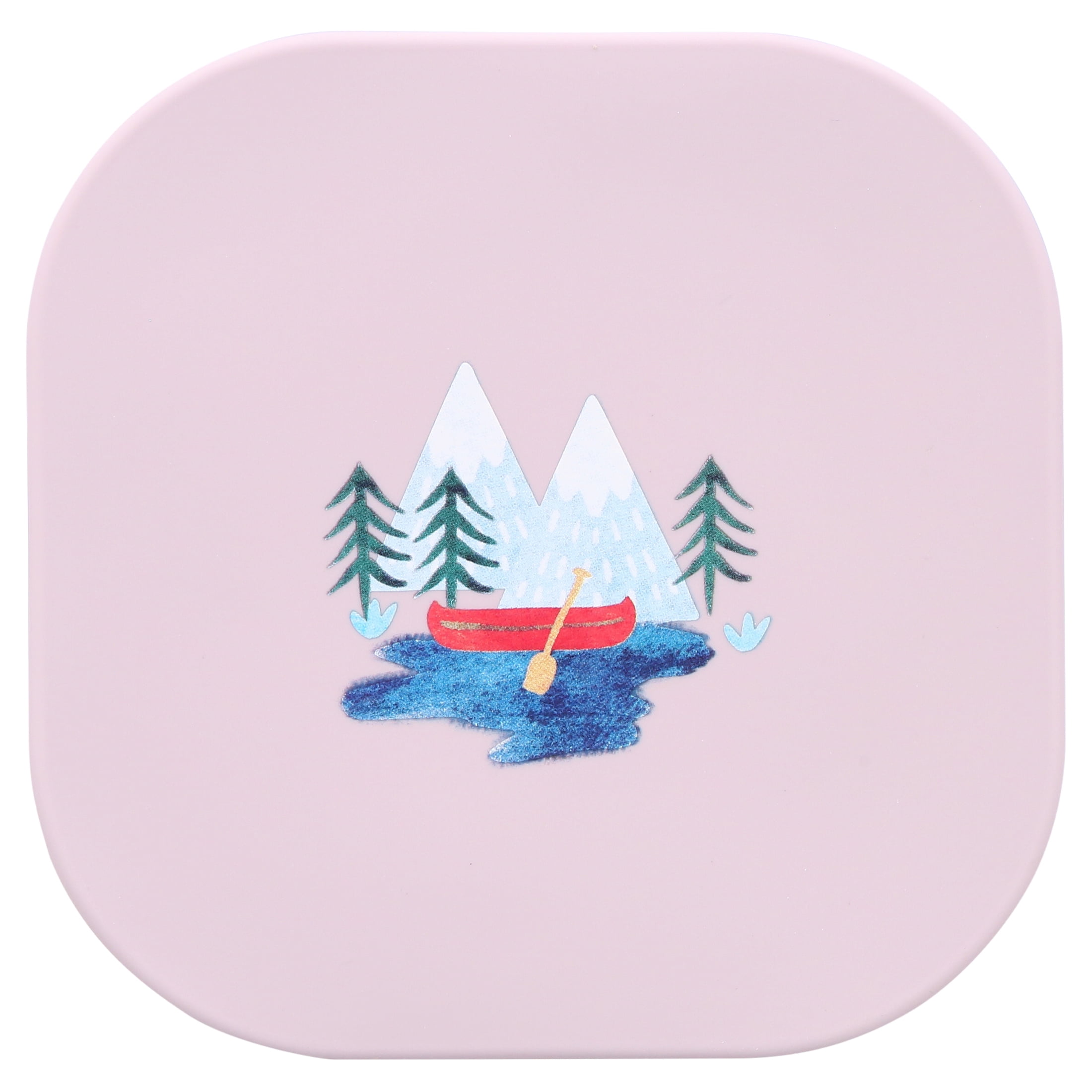 Austin Baby Co Silicone Collapsible Snack Bowl for Toddler and Kids – Reusable Snack Container with Two Specialized Lids – BPA free, Dishwasher Safe and Leakproof for Babies (Camper Violet)