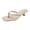 White, variant on Women's Kitten Heel Sandals Square Toe Slip-On Flip Flop Heels Thong Sandals for Summer