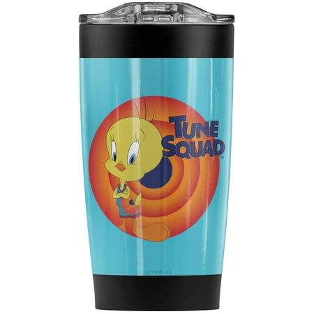 

Space Jam: A New Legacy/Tweety Stainless Steel Tumbler 20 oz Coffee Travel Mug/Cup Vacuum Insulated & Double Wall with Leakproof Sliding Lid | Great for Hot Drinks and Cold Beverages