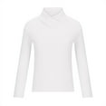 thumbnail image 6 of Womens Trendy Clothing Womens Long Sleeve Tops Casual Mock Neck Fleece Thermal Underwear Base Layer Shirts Soft Stretchy T-Shirts Tunics Tops, 6 of 7