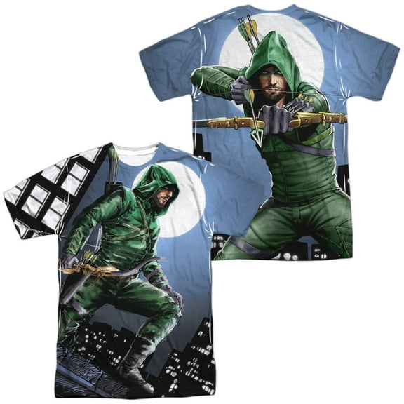 Arrow Night Watch Unisex Adult Sublimated Costume T Shirt (Front/Back), Medium Multicolor