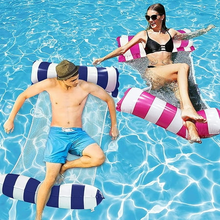 Flotteur de piscine gonflable hamac léger Floatie radeau de voyage chaise  longue exercice selle Drifter (marine)