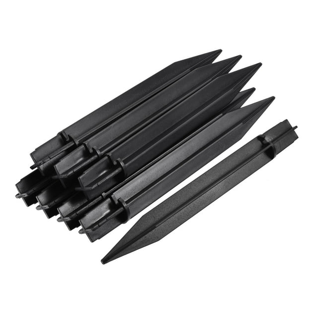 Unique Bargains 8.27'x0.83' Landscape Ground Stake Solar Light Spike 8 Pack