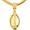 Gold, variant on Football Gold Tone 20" Miami Cuban Chain Necklace MCP 1120 G