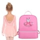 thumbnail image 3 of Yitengteng Ballet Dance Backpack for Little Girls Ballerina pink Bag for Dance Toddler Dance Bag Gymnastics Latin Dance Yoga Tap Dance Jazz Storage Bag, 3 of 5