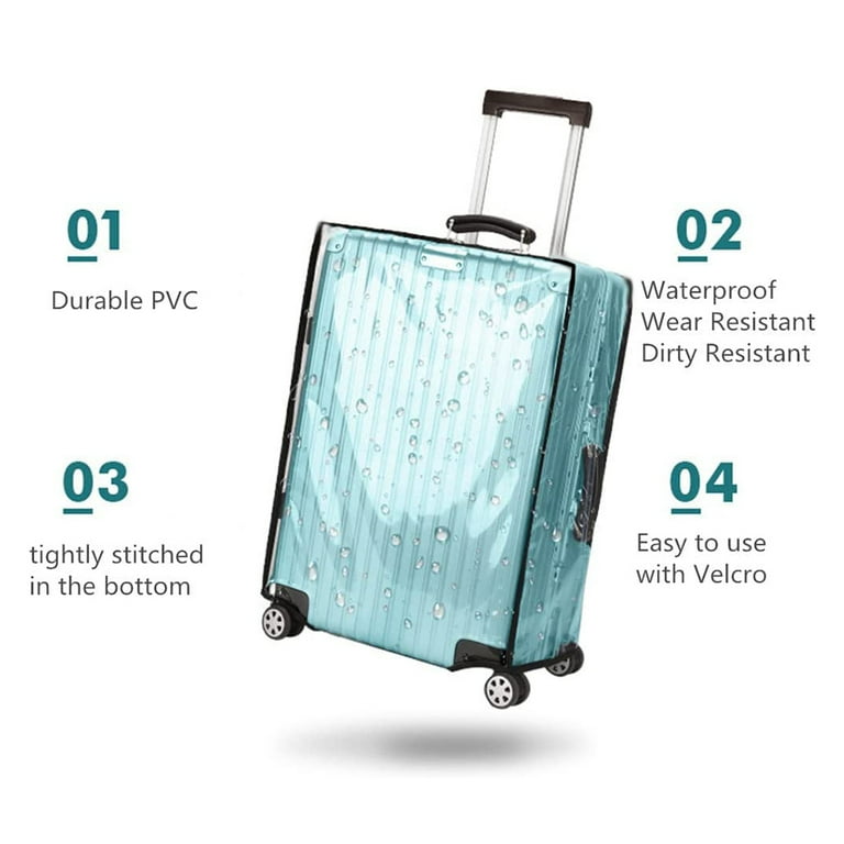 Travel Luggage Protector Case PVC Baggage Cover Suitcase Protective Cover 