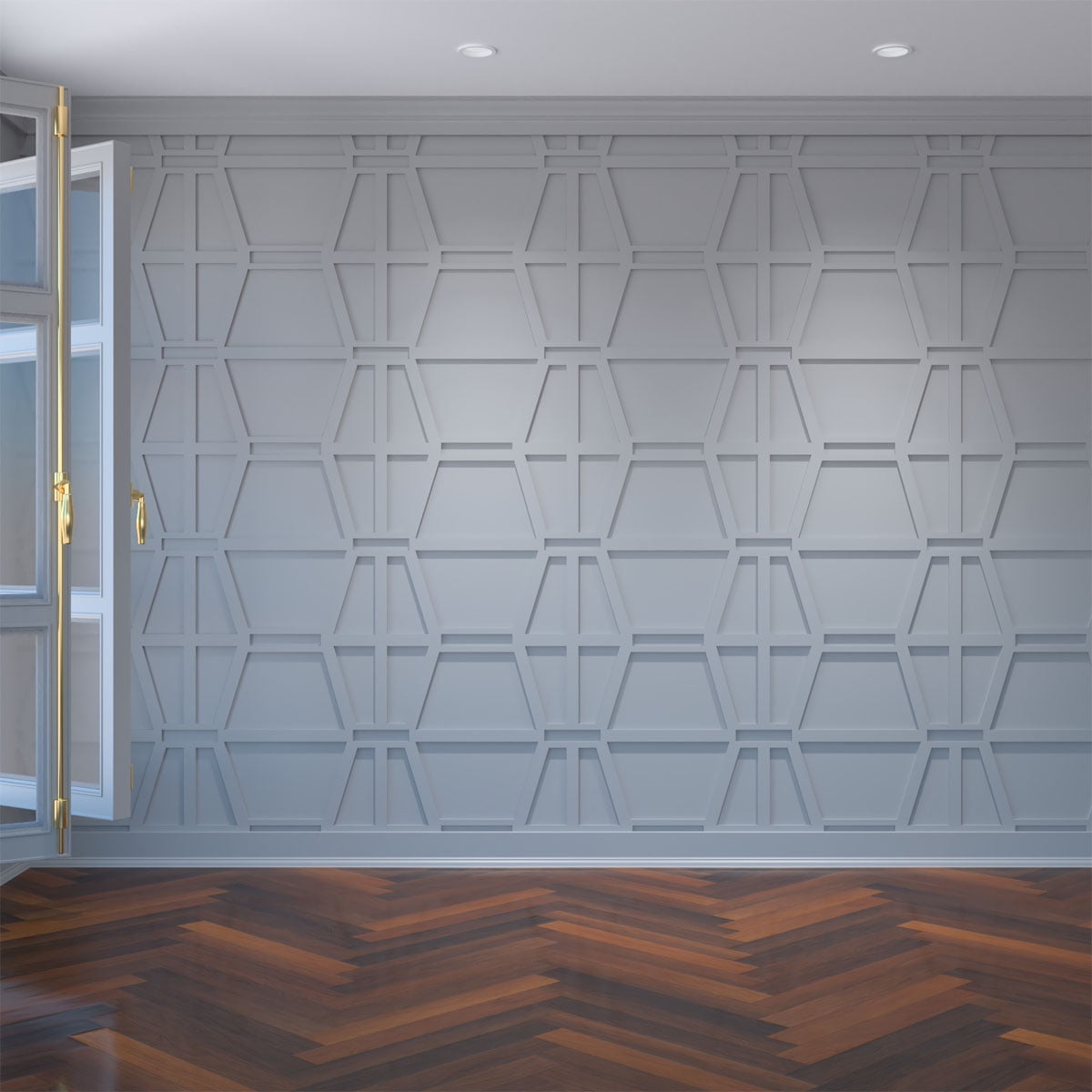Large Greeley Decorative Fretwork Wall Panels in Architectural Grade