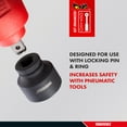 thumbnail image 6 of Teng Tools 21MM 3/4 Inch Drive 6 Point Metric Shallow Chrome Molybdenum Impact Socket | Mechanic Tool | Hand Tool - 940521-C, 6 of 7