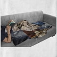 thumbnail image 6 of Outer Space Soft Flannel Fleece Blanket, International Station Global Communication Orbiting over the Earth Rocket Photo, Cozy Plush for Indoor and Outdoor Use, 60" x 80", Multicolor, by Ambesonne, 6 of 6