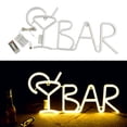 thumbnail image 4 of Letrero de Barra LED, Luz de , USB/barra de Batería, de Publicidad Iluminadas, Letrero de Pantalla Eléctrica para Decoración de Blanco cálido Colco bar lámpara de neón, 4 of 8