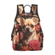 thumbnail image 1 of Easygdp Vintage Red Flower Chihuahua para Easygdp Yak - Mochila Casual Ligera y Resistente para Viaje y Senderismo para Hombres y Mujeres, 1 of 7