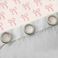 thumbnail image 4 of Manfei Kawaii Bow Tie Black Out Curtains,Cartoon Bowknot Ribbon Curtains Pack of 2 (42x63 Each),Girls Pink Bowtie Bedroom Curtains For Kids,Super Cozy Room Decor, 4 of 6