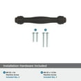 thumbnail image 4 of Amerock Enlivity 3 inch (76mm) Center-to-Center Oil-Rubbed Bronze Cabinet Pull, 4 of 6