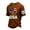 Brown&11-D0625, variant on S-4XL Men Jersey Flag Print USA Patriotic Shirts for Men Breathable Sports Basketball Short Sleeve 4th of July Shirts for Men L
