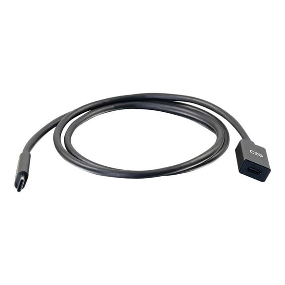C2G 28656 3FT USB-C TO C 3.1 (GEN 1) MALE TO FEMALE EXTENSION CABLE (5GBPS)
