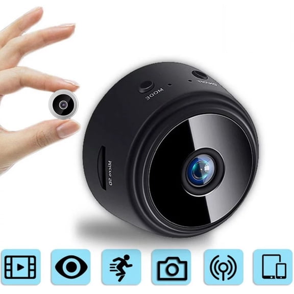 A9 WiFi Security Camera - 1080P HD Magnetic Camcorder, Motion Detection Alarm, Night Vision Webcam for Home Car Indoor Outdoor Monitoring