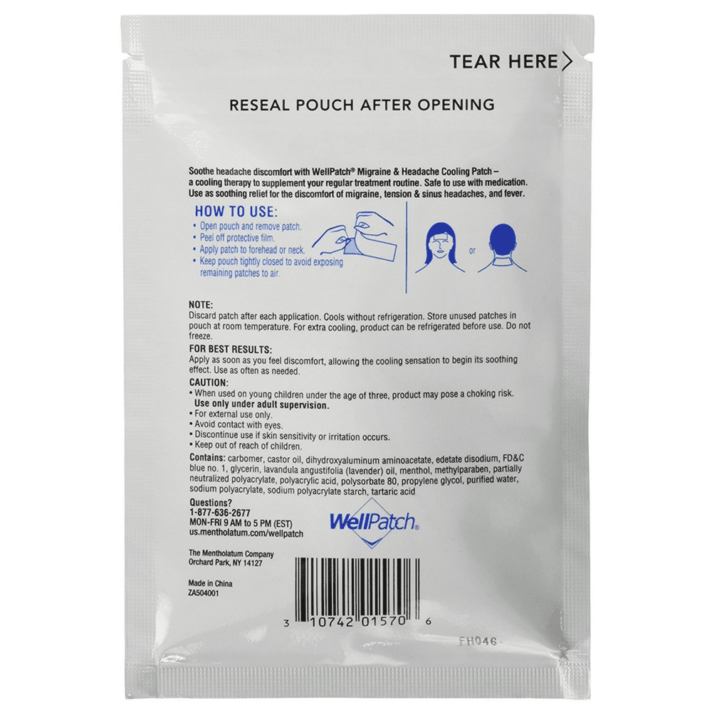 wellpatch migraine patch