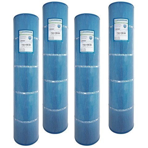 Photo 1 of 4Pack Guardian Antimicrobial Pool Spa Filter Replaces Unicel C7495 Hayward Swimclear C5020 5000 CX1260RE FC1296 PA126 Microban