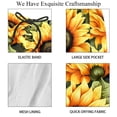 thumbnail image 4 of luoweisi Men's Beach Shorts Quick Dry Swim Trunks with Mesh Lining Sunflower M, 4 of 5