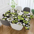 thumbnail image 2 of Yayeee Tablecloths 60" x 90" Rectangle Wrinkle Resistant Party Table Cover, Green Flower Pattern, 2 of 8