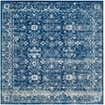 thumbnail image 3 of SAFAVIEH Evoke Ronald Bordered Area Rug, Navy/Ivory, 6'7" x 6'7" Square, 3 of 12