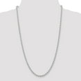 thumbnail image 2 of 14k White Gold 4.0mm Handmade Rope Chain, 2 of 3
