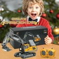 thumbnail image 3 of Freecat Remote Control Excavator Toys, 1:20 RC Construction Vehicles Toys for Boys 3 4 5 6 7 8+ Years Old, 11 Channel RC Excavator Truck with Light/Sound, Boys Kids Gift for Birthdays, Christmas., 3 of 6